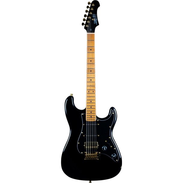JS400 Electric Guitar - Black (Gold Hardware)