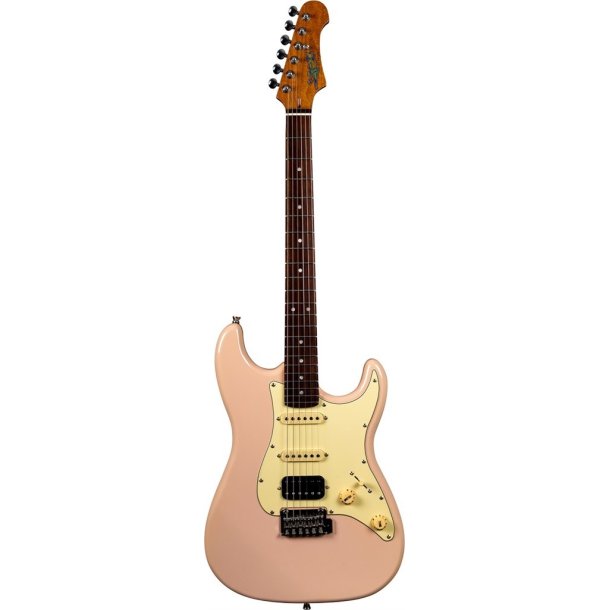 JS400 Electric Guitar from Jet Guitars  - Pink : Rosewood Fretboard