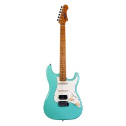 JS400 Electric Guitar from Jet Guitars  - Green : Roasted Maple Fretboard