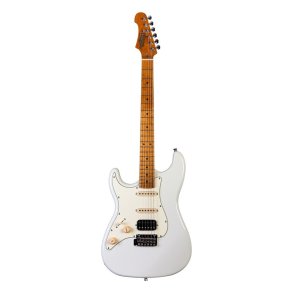 JS400 Electric Guitar - White (Left Handed) : Roasted Maple Fretboard
