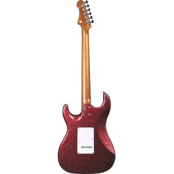 JS500 Electric Guitar Jet Guitars - Red Sparkle : Ebony Fretboard
