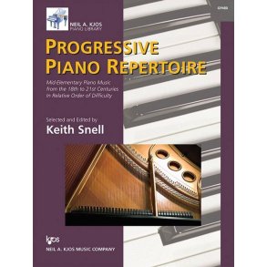 Progressive Piano Repertoire Volume One : Mid-Elementary Piano Music from the 18th to 21st Centuries In Relative Order of Difficulty