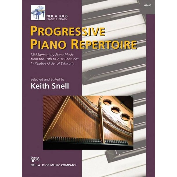 Progressive Piano Repertoire Volume One : Mid-Elementary Piano Music from the 18th to 21st Centuries In Relative Order of Difficulty