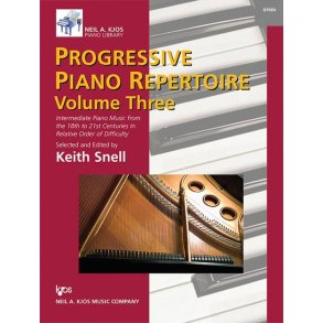 Progressive Piano Repertoire Volume 3 : Intermediate Piano Music from the 18th to 21st Centuries In Relative Order of Difficulty