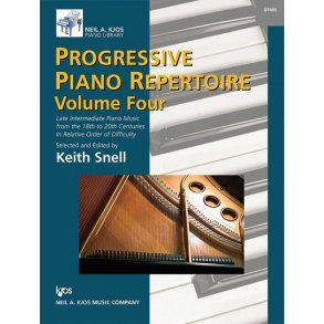 Progressive Piano Repertoire Volume 4 : Late Intermediate Piano Music from the 18th to 20th Centuries In Relative Order of Difficulty