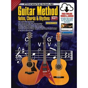 Progressive Guitar Method - Book 1 : Notes, Chords and Rhythms With Poster