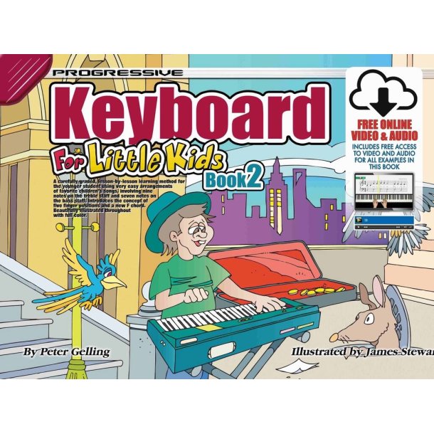 Progressive Keyboard for Little Kids - Book 2