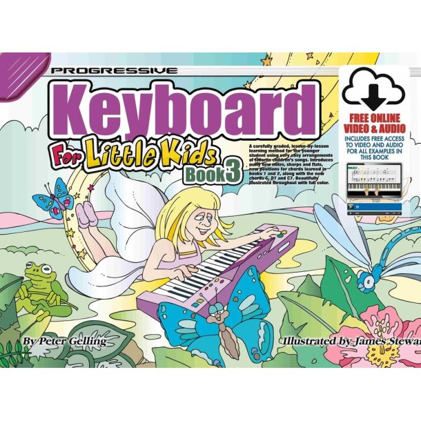 Progressive Keyboard for Little Kids - Book 3