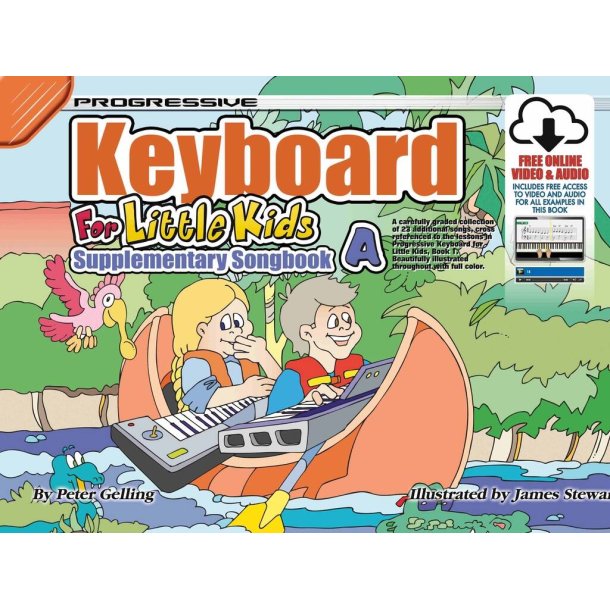 Progressive Keyboard for Little Kids -Supp.Songs A