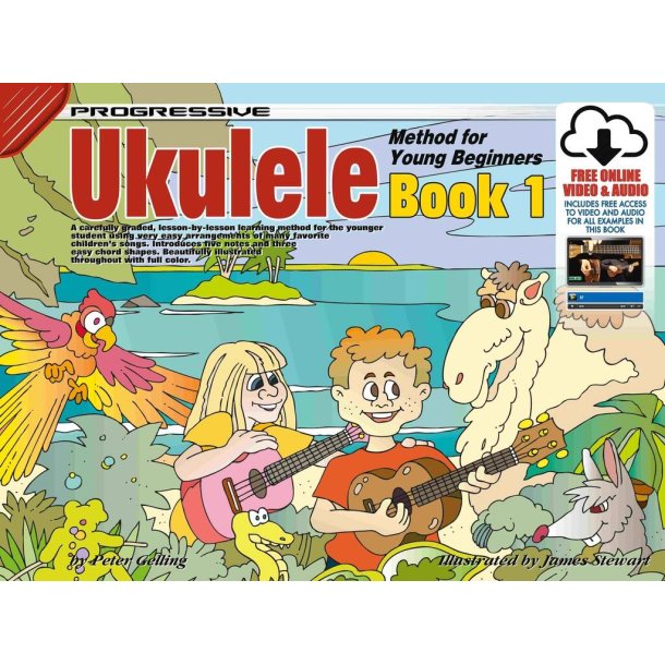 Progressive Ukulele Method for Young Beginners 1 : With Poster