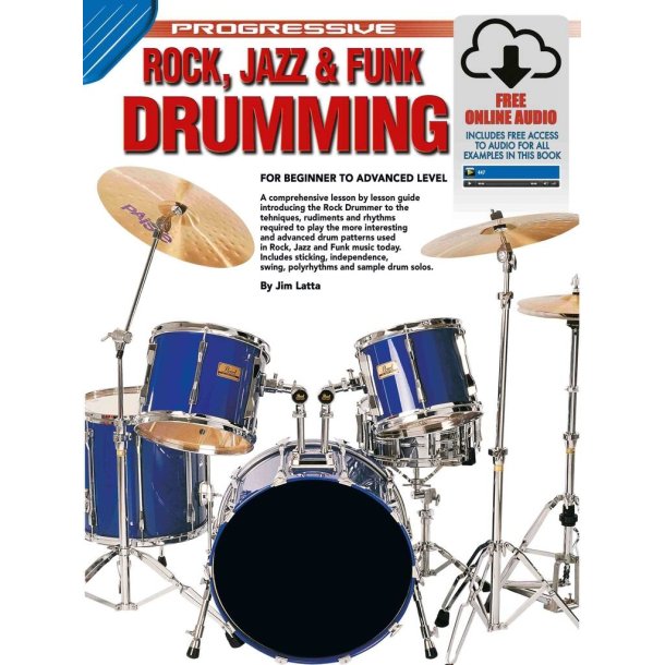 Progressive Rock, Jazz And Funk Drumming : With Poster