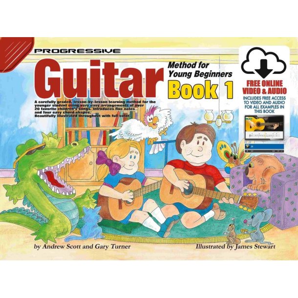 Progressive Guitar Method for Young Beginners-Bk 1 : With Poster