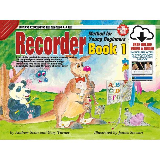 Progressive Recorder Method for Young Beginners 1 : With Poster