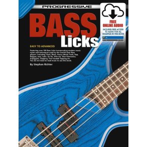 Progressive Bass Licks : With Poster