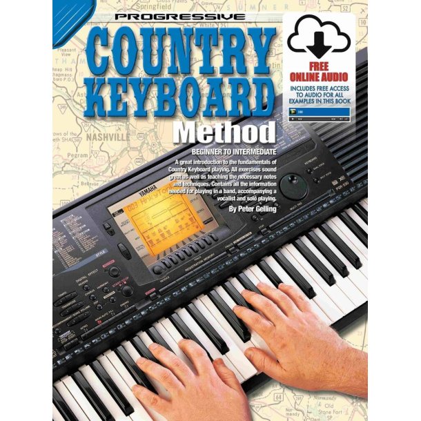 Progressive Country Keyboard Method : With Poster