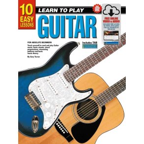 10 Easy Lessons - Learn To Play Guitar : With Poster