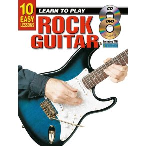 10 Easy Lessons - Learn To Play Rock Guitar : With Poster