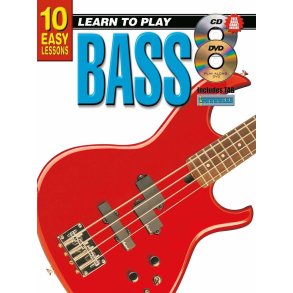 10 Easy Lessons - Learn To Play Bass : With Poster
