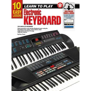 10 Easy Lessons - Learn To PlayKeyboard : With Poster