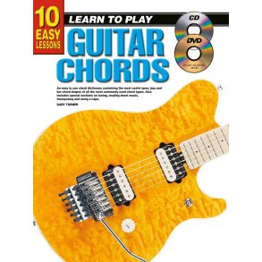 10 Easy Lessons - Learn To Play Guitar Chords : With Poster