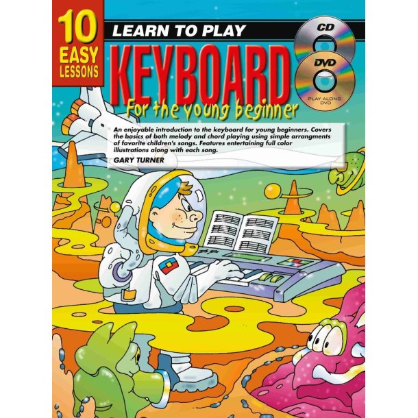 10 Easy Lessons - LTP Keyboard for Young Beginners : With Poster