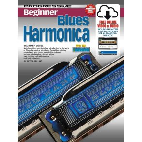 Progressive Beginner Blues Harmonica : With Poster