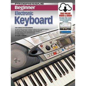 Progressive Beginner Electronic Keyboard : med plakat