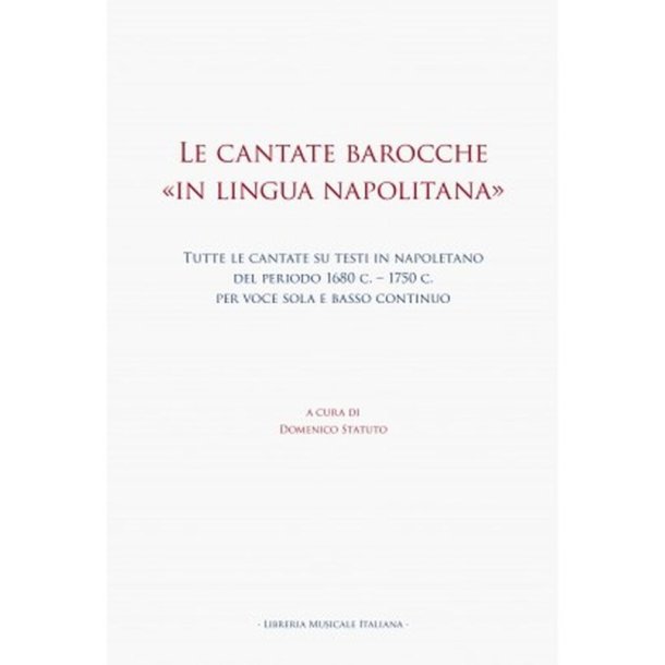 Le cantate barocche : In Lingua Napolitana