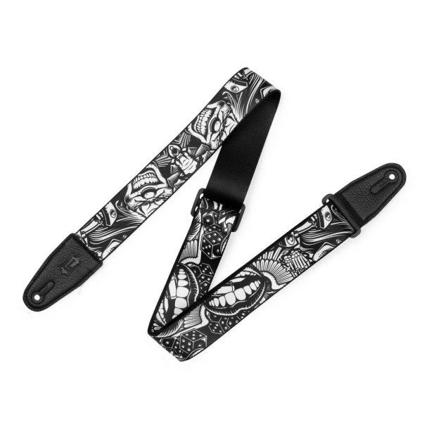 Poly Tattoo Series Guitar Strap - Clowns