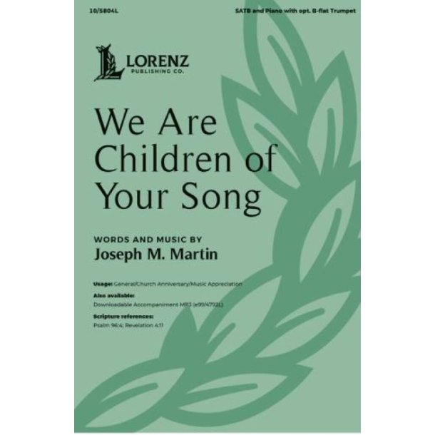 We Are Children of Your Song