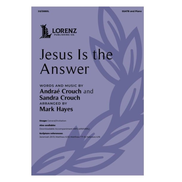 Jesus Is the Answer