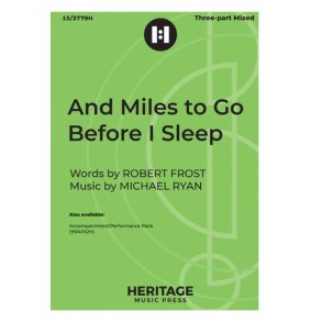 And Miles to Go Before I Sleep
