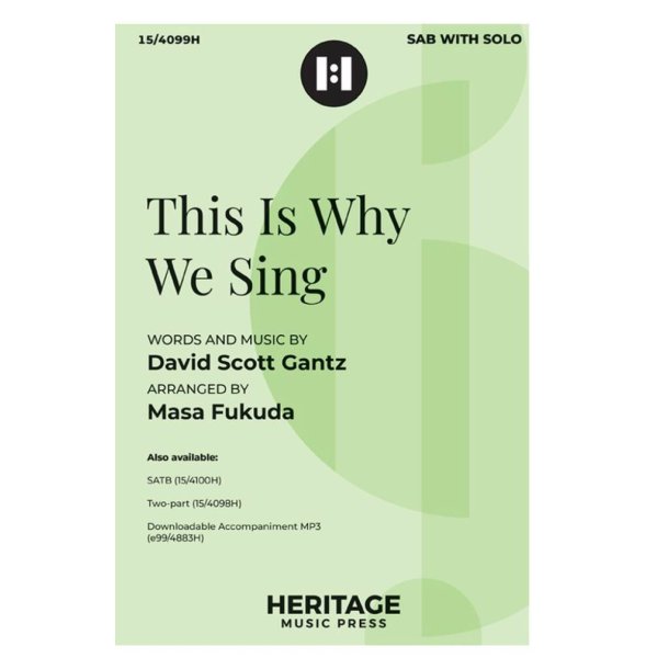 This Is Why We Sing