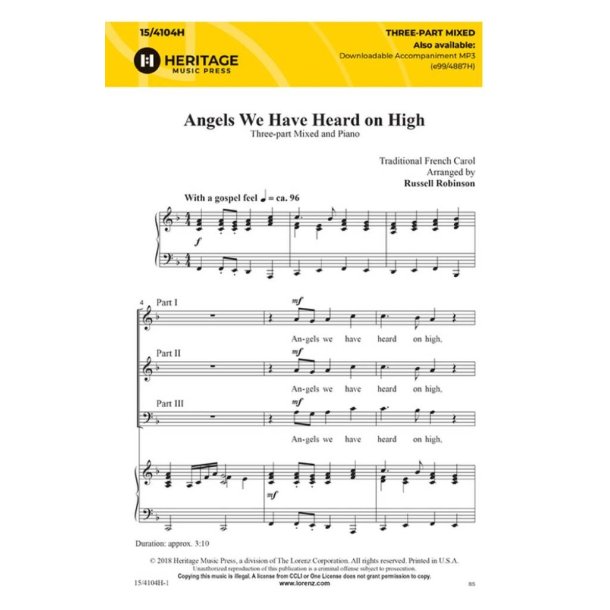 Angels We Have Heard on High