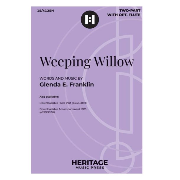 Weeping Willow : Two-part and Piano with opt. Flute