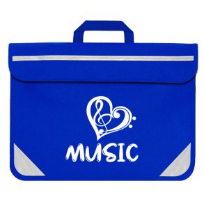 Duo Music Bag - Heart (Royal Blue)