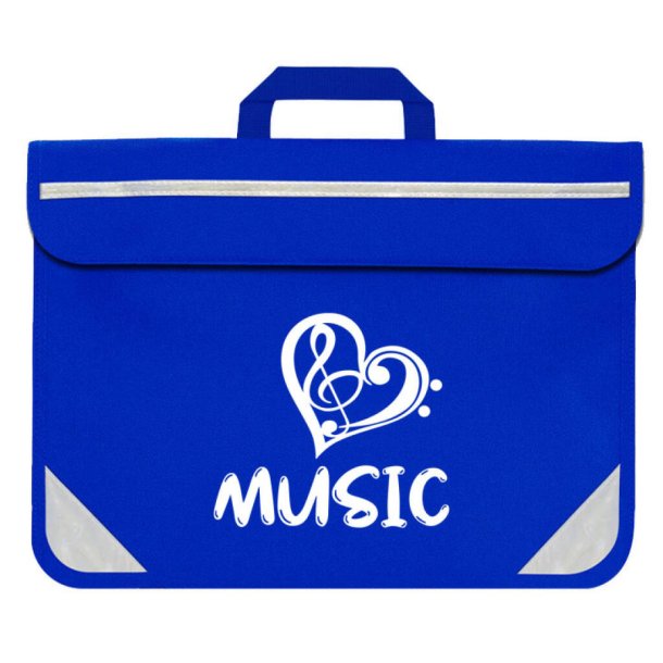 Duo Music Bag - Heart (Royal Blue)