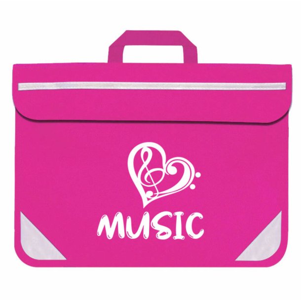 Duo Music Bag - Heart (Pink)