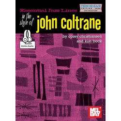 Essential Jazz Lines In The Style Of John Coltrane, Tenor Sax (Book/Online Audio)