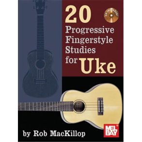 20 Progressive Fingerstyle Studies : For Uke Book/Cd Set
