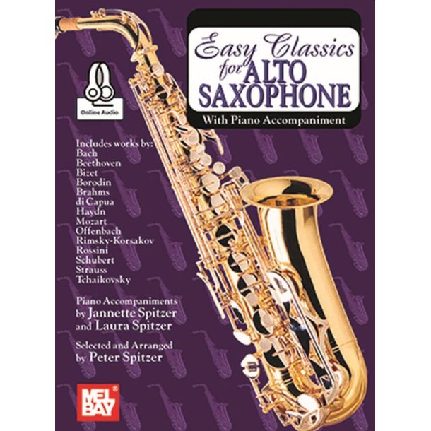 Easy Classics for Alto Saxophone : With Piano Accompaniment