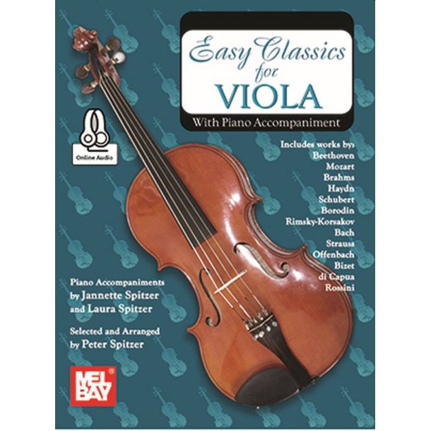 Easy Classics for Viola : With Piano Accompaniment