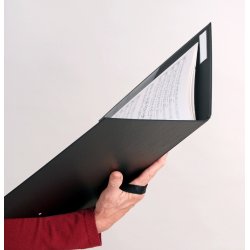 Porte-partition Classique Noir : 32,5x24 cm