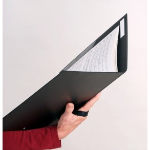 Porte-partition Classique Noir : 32,5x24 cm