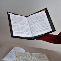 Porte-partition Classique Noir : 32,5x24 cm