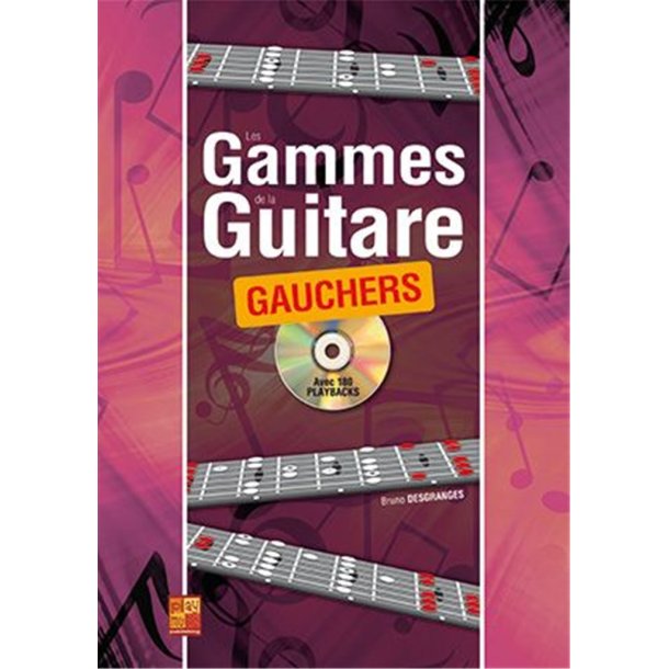 Les gammes de la guitare pour gauchers
