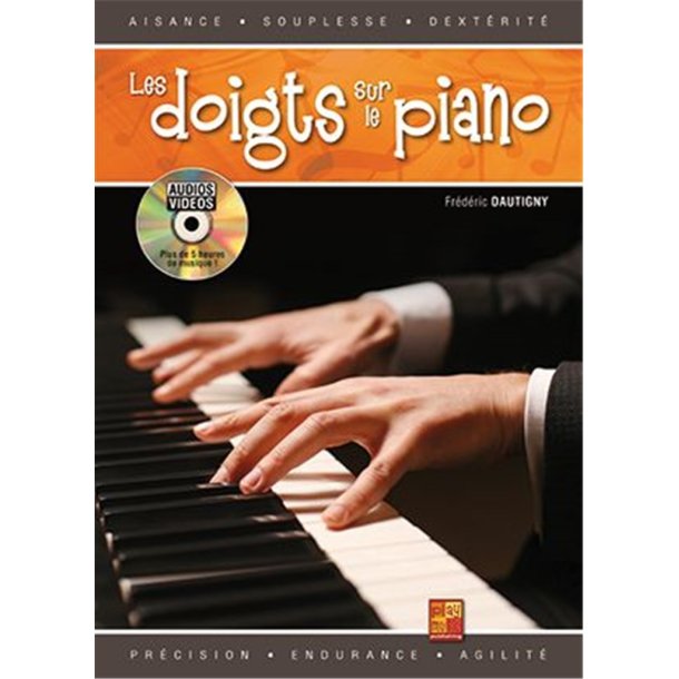 Les doigts sur le piano
