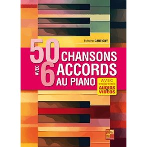 50 chansons avec 6 accords au piano