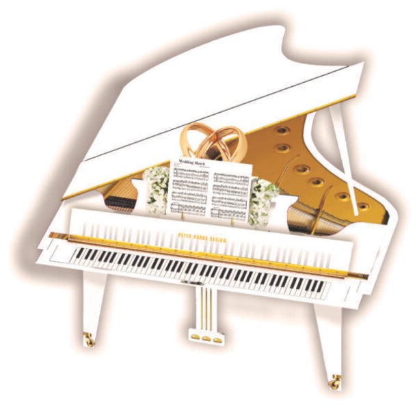White Grand Piano