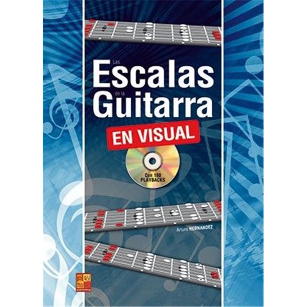 Las escalas de la guitarra en visual